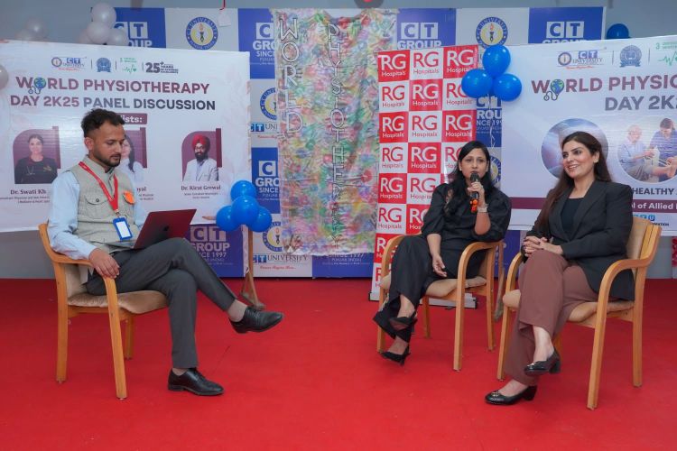 CT University Celebrates World Physiotherapy Day 2025 with Creativity and Awareness